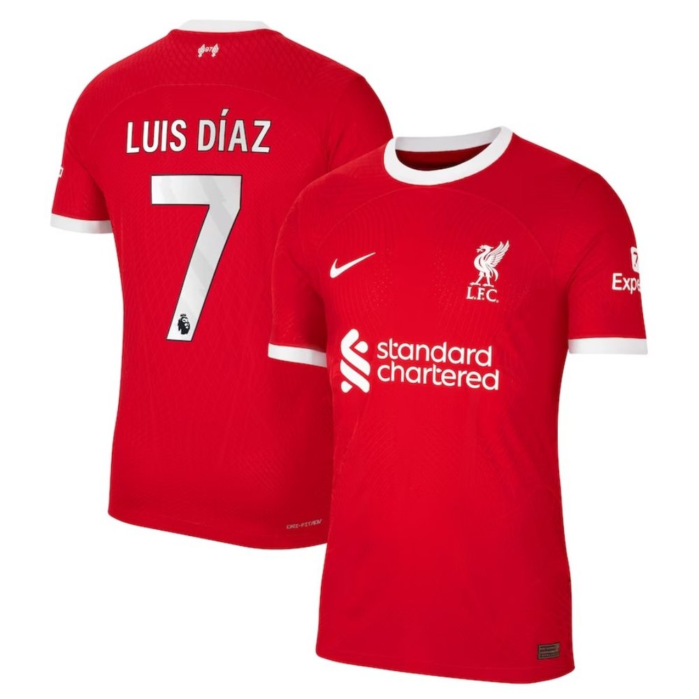 Liverpool F.C. Luis Diaz 2023-24 Home Jersey
